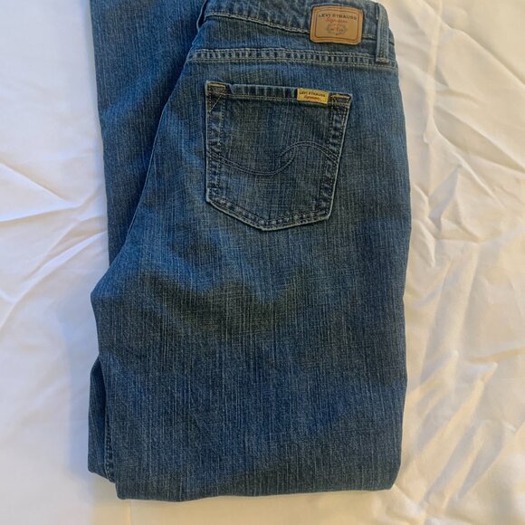 Levi Straus Signature Low Rise Boot Cut Jeans Size 14M - Picture 4 of 6